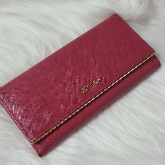 💯 Authentic Prada Safiano Long Wallet 🍀 - Picture 1 of 15